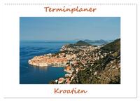 Kroatien, Terminplaner (Wandkalender 2025 DIN A2 quer), CALVENDO Monatskalender