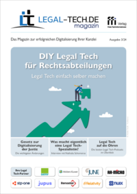 Vorderes Coverbild Legal Tech-Magazin 3/24