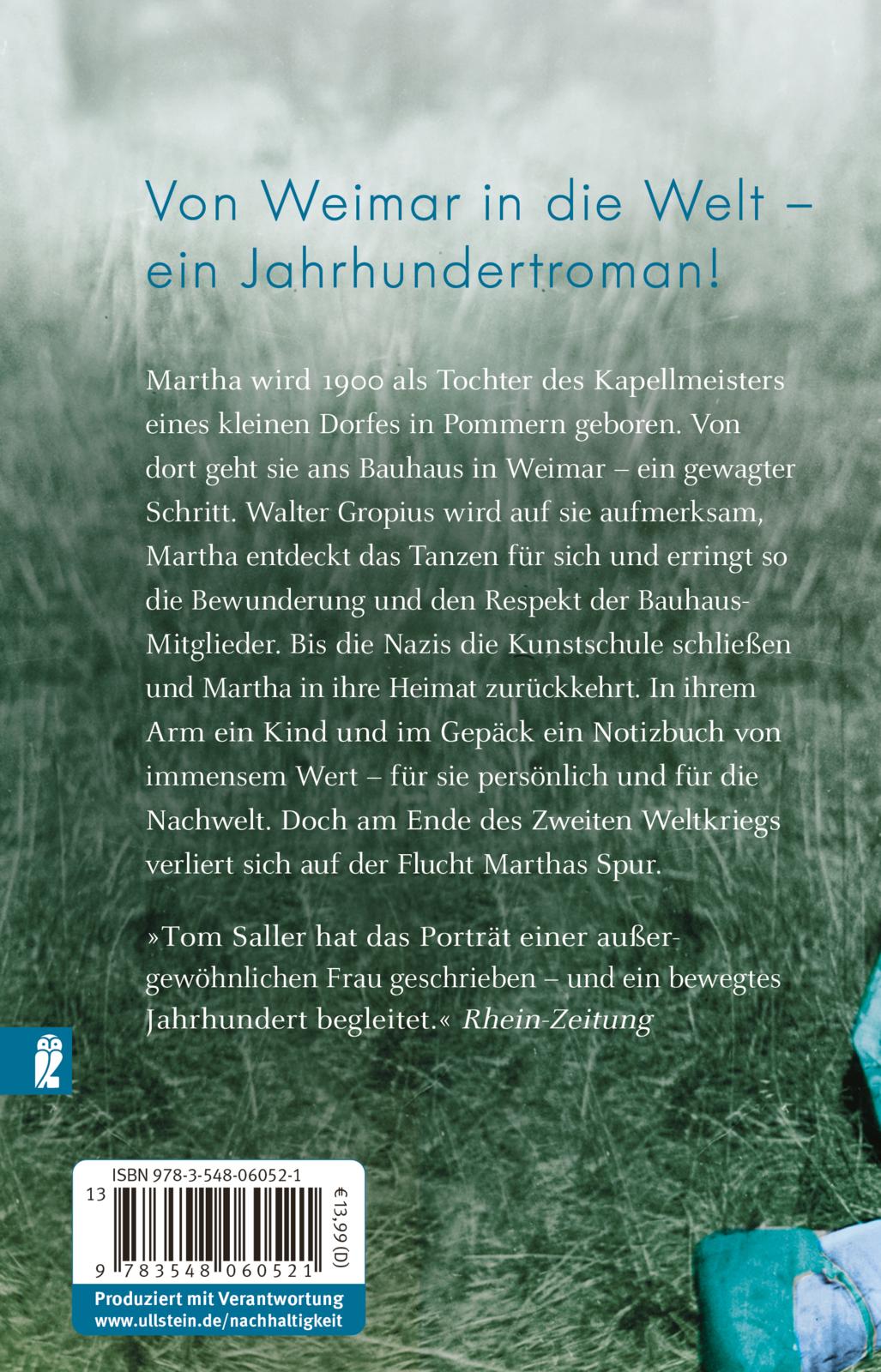 Rückseitencover Wenn Martha tanzt