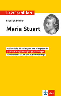 Klett Lektürehilfen Friedrich Schiller, Maria Stuart