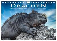 Drachen: Geheimnisvolles Tierreich (Wandkalender 2026 DIN A4 quer), CALVENDO Monatskalender