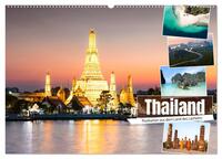 Thailand - Postkarten aus dem Land des Lächelns (Wandkalender 2025 DIN A2 quer), CALVENDO Monatskalender