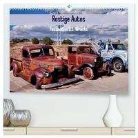 Rostige Autos. Faszination U.S. Wracks (hochwertiger Premium Wandkalender 2025 DIN A2 quer), Kunstdruck in Hochglanz