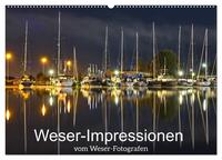 Vorderes Coverbild Weser-Impressionen (Wandkalender 2025 DIN A2 quer), CALVENDO Monatskalender