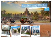 Städte und Dörfer, mal modern - mal exotisch (Wandkalender 2025 DIN A2 quer), CALVENDO Monatskalender