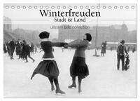Winterfreuden - Stadt und Land (Tischkalender 2025 DIN A5 quer), CALVENDO Monatskalender