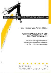 Politikfinanzierung in der Europäischen Union