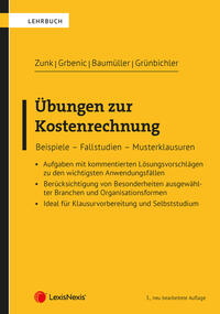 Vorderes Coverbild Übungen zur Kostenrechnung