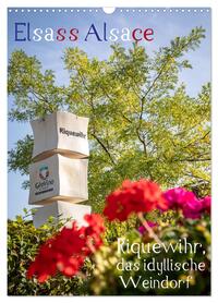 Elsass Alsace Riquewihr, das idyllische Weindorf (Wandkalender 2026 DIN A3 hoch), CALVENDO Monatskalender