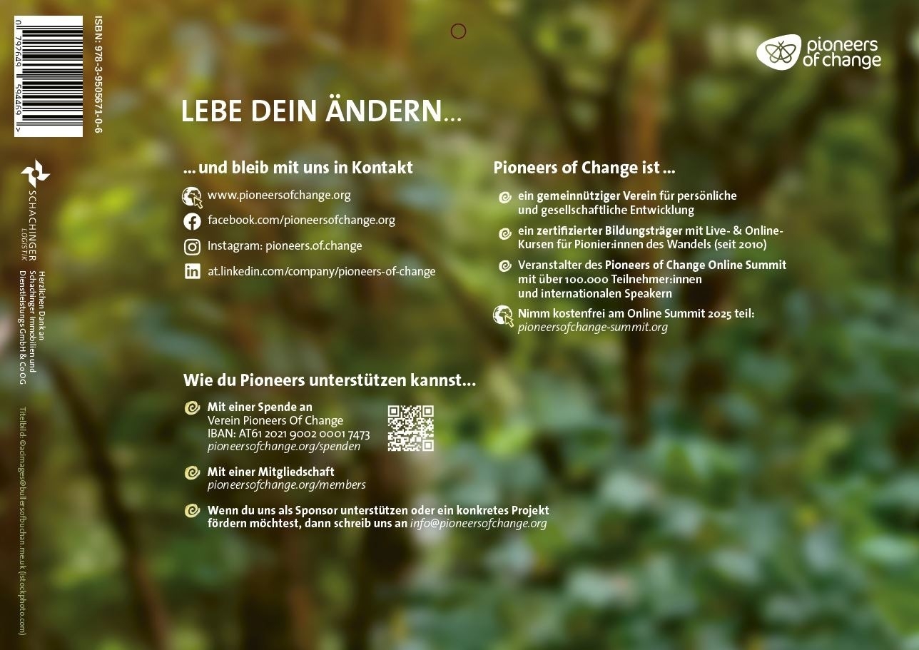 Rückseitencover Pioneers of Change Wandkalender 2025