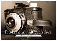 Fotokameras - alt und schön (Wandkalender 2025 DIN A3 quer), CALVENDO Monatskalender