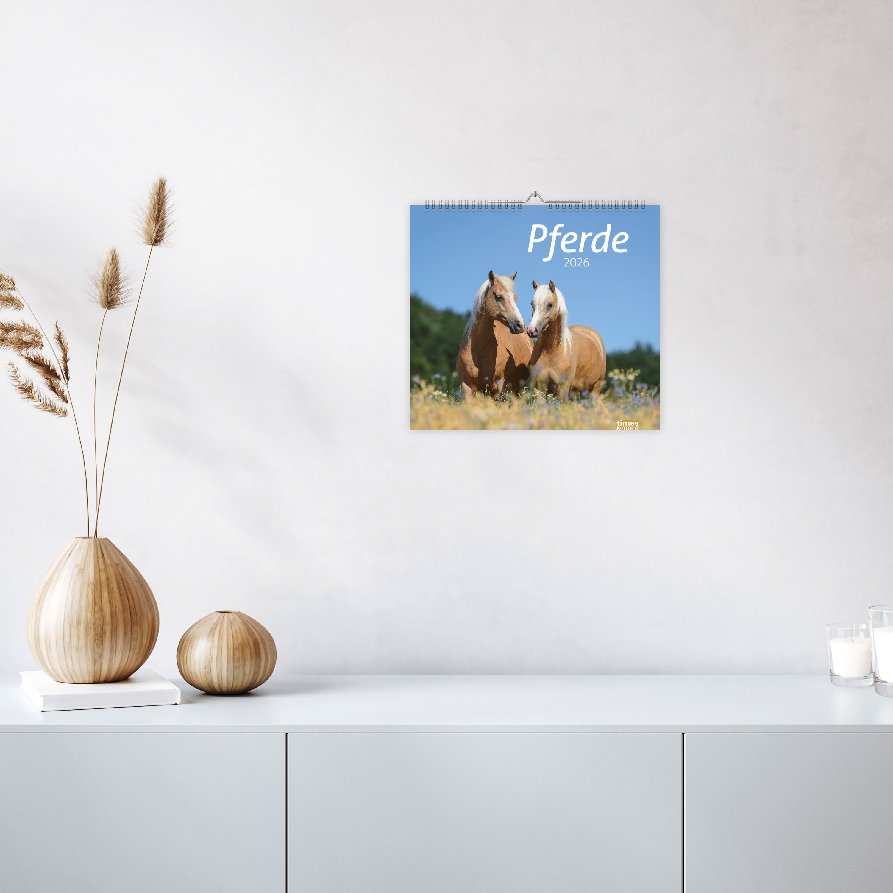 times&more Pferde Bildkalender 2026