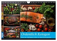 Ordentlich Ketogen (Wandkalender 2025 DIN A4 quer), CALVENDO Monatskalender