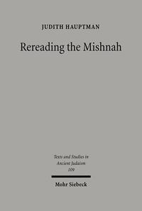 Vorderes Coverbild Rereading the Mishnah