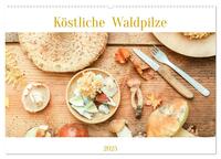 Köstliche Waldpilze (Wandkalender 2025 DIN A2 quer), CALVENDO Monatskalender