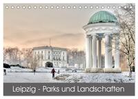 Leipzig - Parks und Landschaften (Tischkalender 2025 DIN A5 quer), CALVENDO Monatskalender