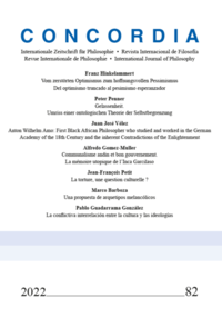 Concordia – Internationale Zeitschrift für Philosophie 82