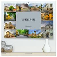Weimar Impressionen (hochwertiger Premium Wandkalender 2025 DIN A2 quer), Kunstdruck in Hochglanz