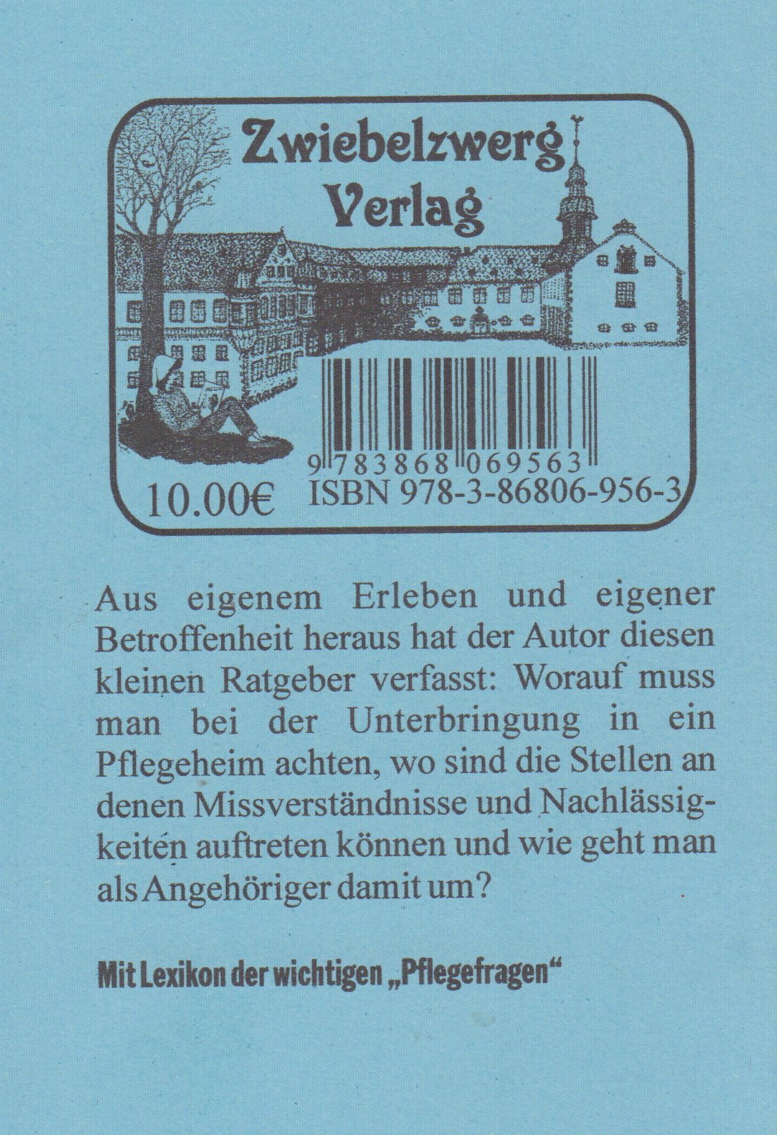 Rückseitencover Endstation Pflegeheim