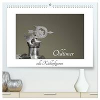 Oldtimer - edle Kühlerfiguren (hochwertiger Premium Wandkalender 2025 DIN A2 quer), Kunstdruck in Hochglanz