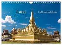 Laos - Im Herzen Indochinas (Wandkalender 2026 DIN A4 quer), CALVENDO Monatskalender