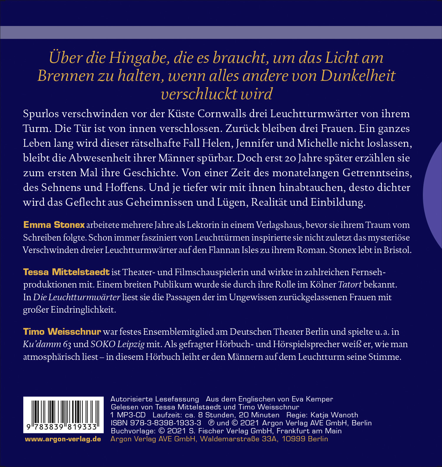 Rückseitencover Die Leuchtturmwärter