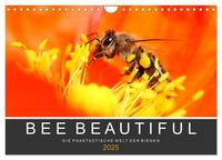 Vorderes Coverbild Bee Beautiful - Die phantastische Welt der Bienen (Wandkalender 2025 DIN A4 quer), CALVENDO Monatskalender