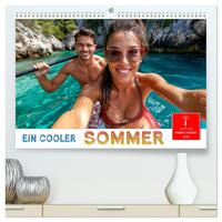 Ein cooler Sommer (hochwertiger Premium Wandkalender 2026 DIN A2 quer), Kunstdruck in Hochglanz