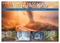 Mystische Wege (Tischkalender 2025 DIN A5 quer), CALVENDO Monatskalender