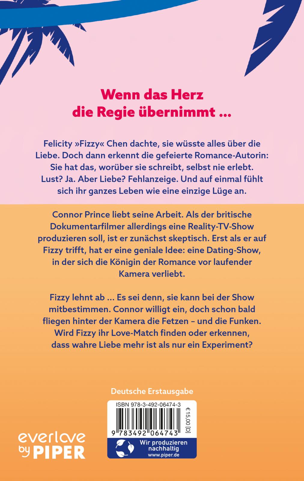 Rückseitencover The True Love Experiment – Sie sucht im Fernsehen nach Mr Right, dabei steht er hinter der Kamera