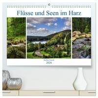 Flüsse und Seen im Harz (hochwertiger Premium Wandkalender 2026 DIN A2 quer), Kunstdruck in Hochglanz
