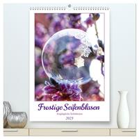Frostige Seifenblasen (hochwertiger Premium Wandkalender 2025 DIN A2 hoch), Kunstdruck in Hochglanz