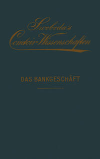 Vorderes Coverbild Das Bankgeschäft