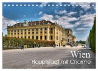 Wien - Haupstadt mit Charme (Tischkalender 2025 DIN A5 quer), CALVENDO Monatskalender