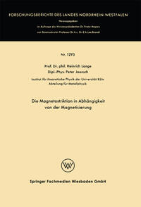 Die Magnetostriktion in Abhängigkeit von der Magnetisierung