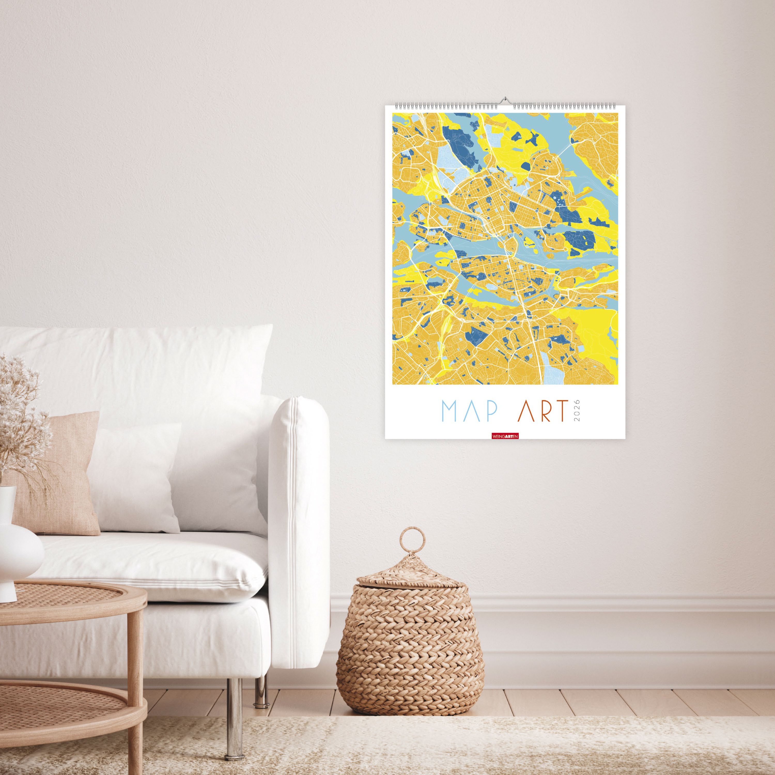 Map Art Kalender 2026