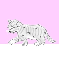 Notizheft Katzen lila