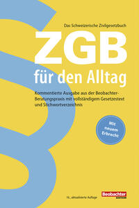 Vorderes Coverbild ZGB für den Alltag