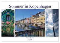 Sommer in Kopenhagen (Wandkalender 2025 DIN A2 quer), CALVENDO Monatskalender
