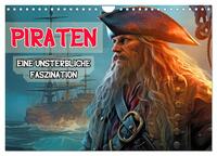 Piraten - Eine unsterbliche Faszination (Wandkalender 2025 DIN A4 quer), CALVENDO Monatskalender
