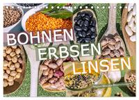 Bohnen Erbsen Linsen (Tischkalender 2025 DIN A5 quer), CALVENDO Monatskalender