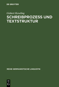 Vorderes Coverbild Schreibprozeß und Textstruktur