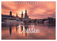 Barockstadt Dresden (Tischkalender 2026 DIN A5 quer), CALVENDO Monatskalender