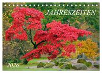Jahreszeiten / 2026 (Tischkalender 2026 DIN A5 quer), CALVENDO Monatskalender
