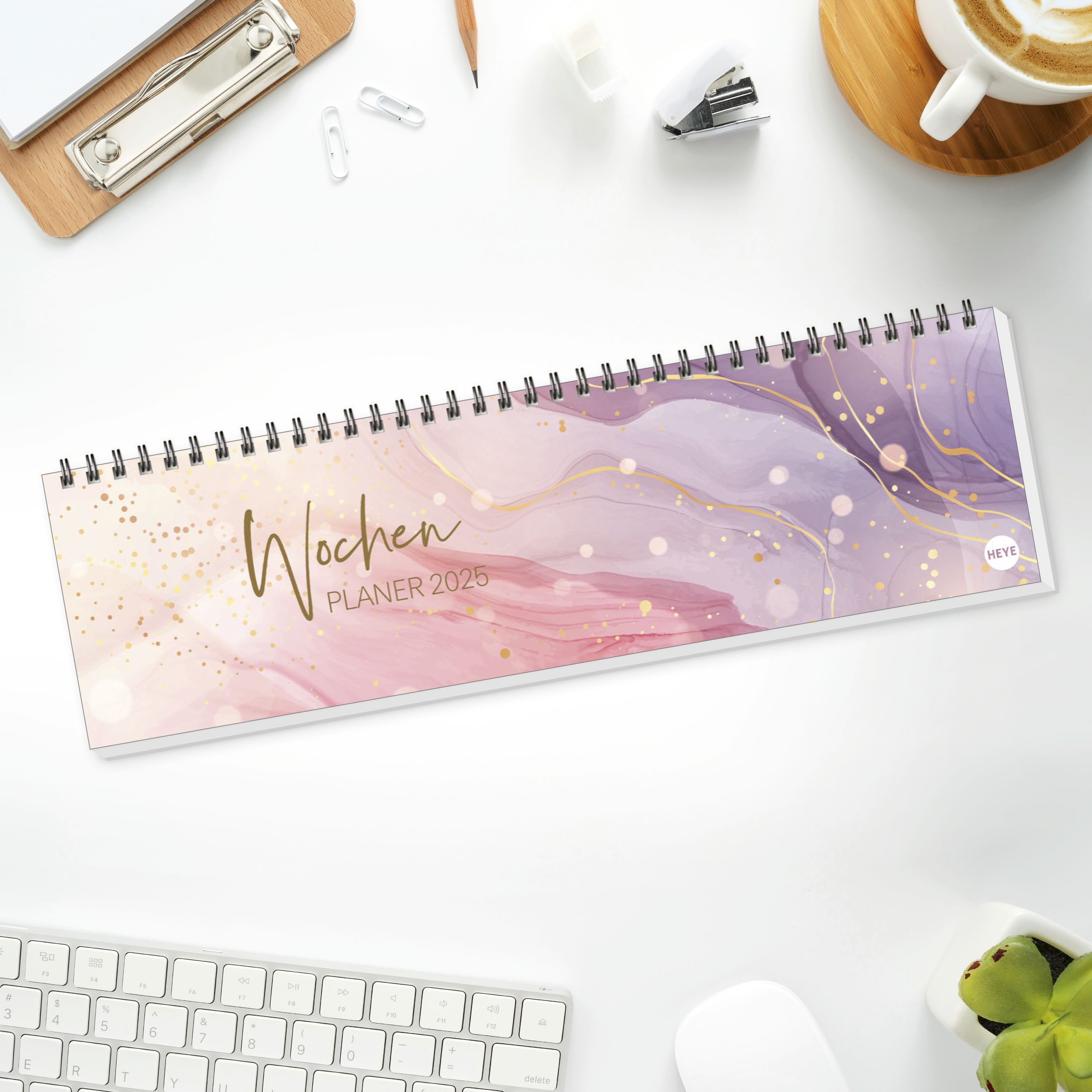 Watercolor Wochenquerplaner 2025