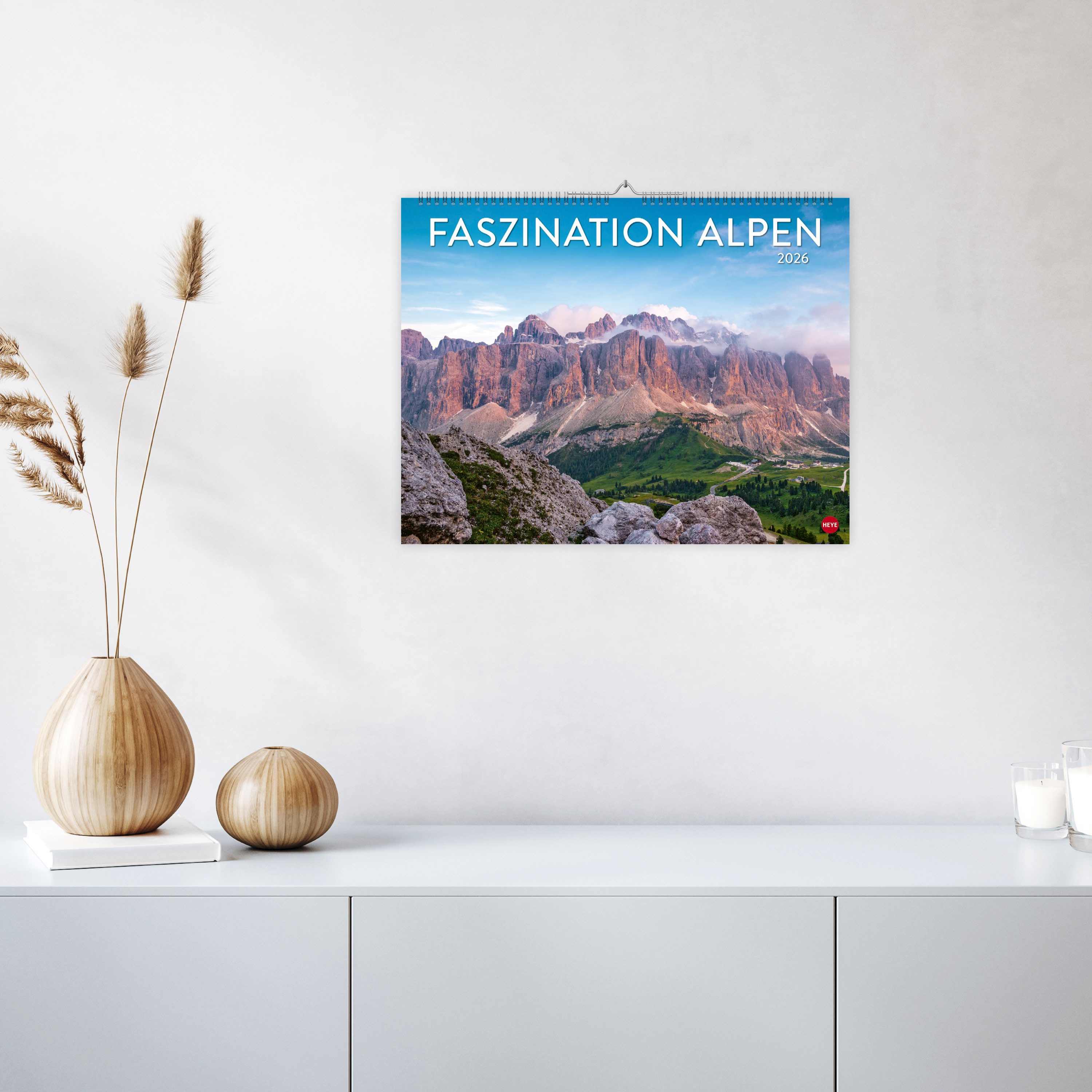 Faszination Alpen Posterkalender 2026