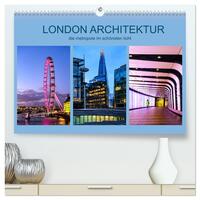 Vorderes Coverbild London Architektur (hochwertiger Premium Wandkalender 2026 DIN A2 quer), Kunstdruck in Hochglanz