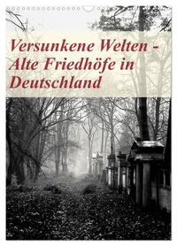Versunkene Welten - Alte Friedhöfe in Deutschland (Wandkalender 2026 DIN A3 hoch), CALVENDO Monatskalender