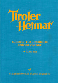 Tiroler Heimat 70 (2006)