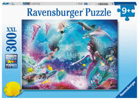 Kinderpuzzle 300 XXL Teile - Im Reich der Meerjungfrauen